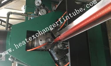 Carbon Steel Extruded Fin Tube Machine , Fin Average Thickness  0.3mm