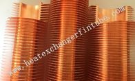 B111 C12200 OD 1'' Tube Carbon Steel / Copper Extruded Finned Tubes