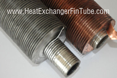 Helicoidal Groove Cooling Embedded Fin Tube Machine , G Type Alu & Copper