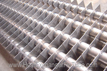 SA213 T11 / T22 Alloy Steel Welded Square Fin Tube for Economizer , H Fins