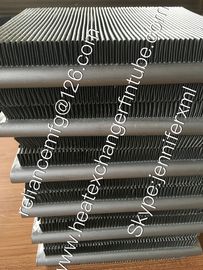 Carbon Steel Base Tube Material Single Row Flat Fin Tube Hot Dip Galvanized