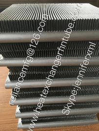 Single Row Finned Aluminum Tubing Height 20mm x 1mm Thickness
