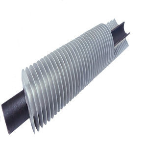 Extruded Embedded Aluminium Copper Fin Tube Longitudinal Spiral Heat Exchanger Coil