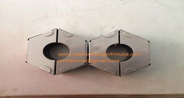 Hexagonal AISI 304 Tube Supports For L/LL/KL Type Fin Tube OD 2 1/4''