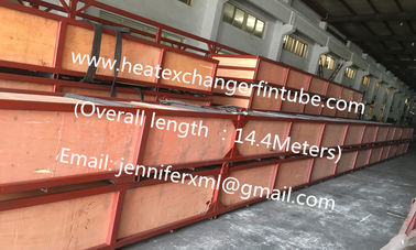 Carbon Steel / Aluminum L/LL/KL Type Fin Tube 14000mm Tube Overall Length